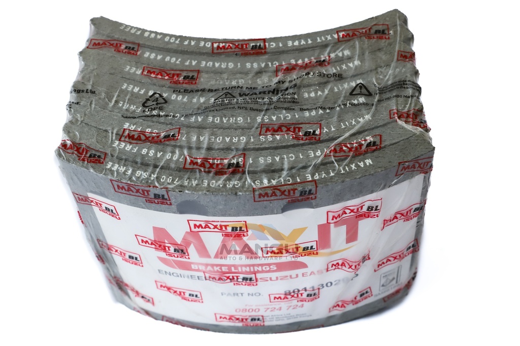 Npr/Nqr66 Brake Linning Per Set Of 8 Frt 