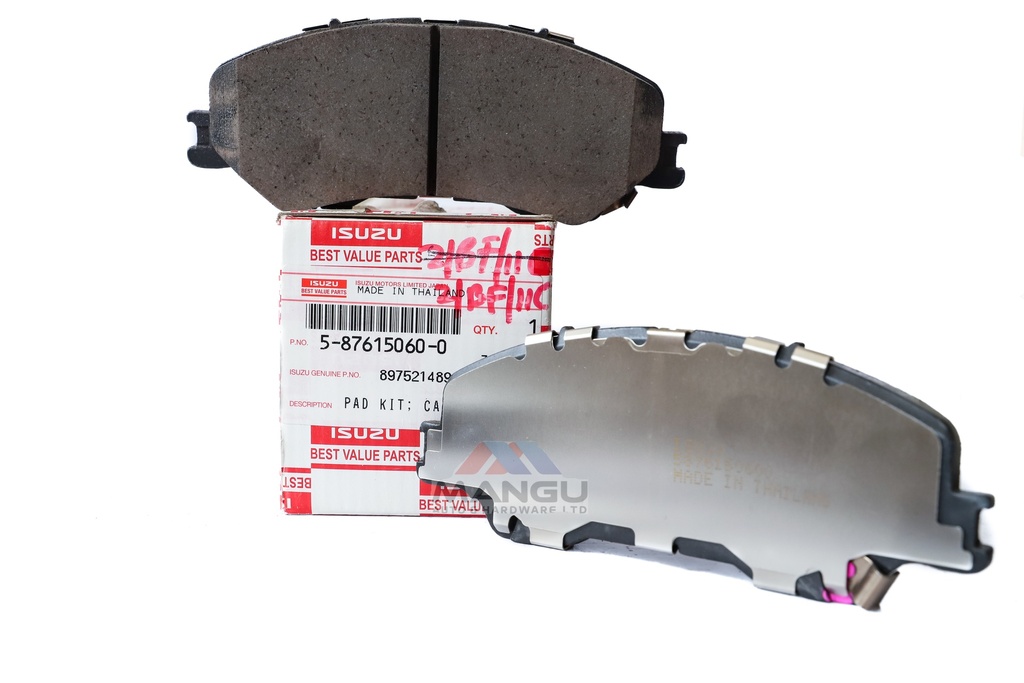 PAD KIT; CALIPER,DISC BRK,FRT