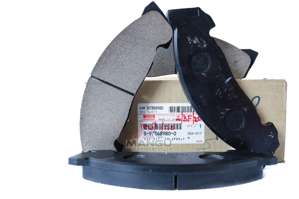 PAD KIT; CALIPER DISC BRK FRT