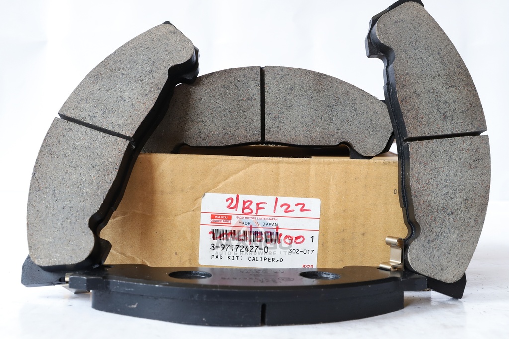 PAD KIT; CALIPER,DISC BRK,FRT