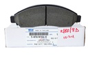 PAD KIT; CALIPER,DISC BRK,FRT