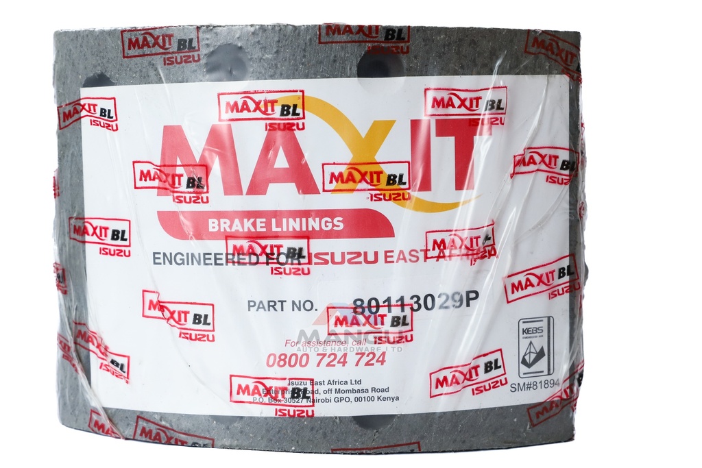 Npr/Nqr66 Brake Linning Per Set Of 8 Frt 