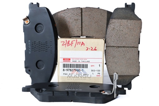 [2/BF/11A] PAD KIT; DISC BRK,W/O SHIM & CLIP