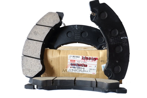 [2/BF/13A] PAD KIT; CALIPER DISC BRK FRT