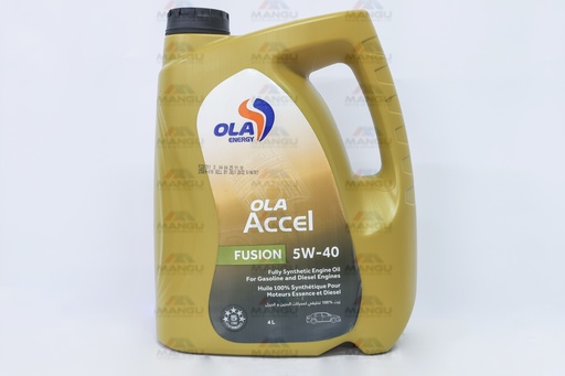 [2/GF/1C] ACCEL FUSION 5W40 (NSP)- 4 LTR 